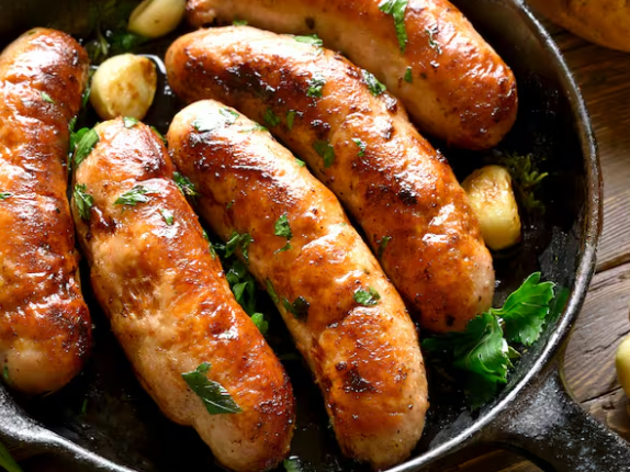 Linguiça e ovo (Marmitex)