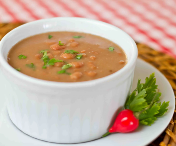 Porção de feijão carioca