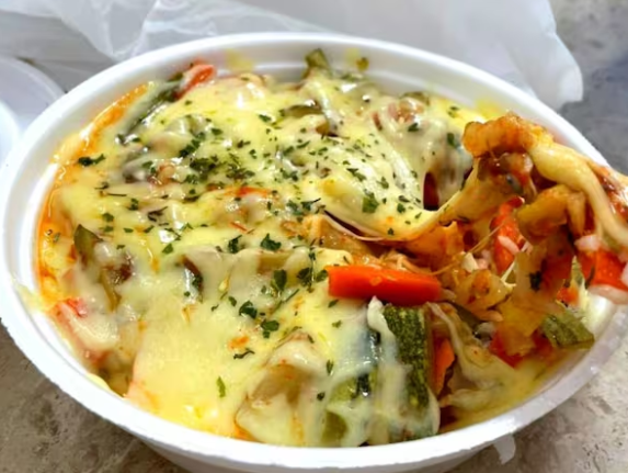 Parmegiana vegetariano de Legumes do Dia (segunda sem carne)...